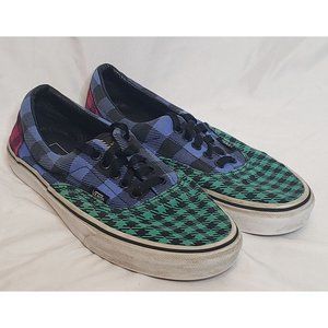 Vans Era Plaid is Not Dead Houndstooth Multicolor M 7 W 8.5 Low Top Lace Up
